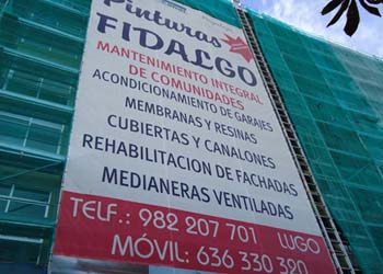 Fachadas ventiladas en Lugo